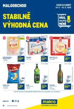 Náhled nabídky: Makro Leták - Stabilně výhodná cena - maloobchod platný od 24.09.2025