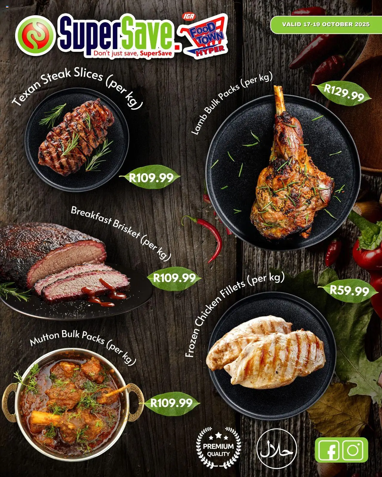 Super Save Butchery Specials from 17/10 - 19/10/2025 > Promotions