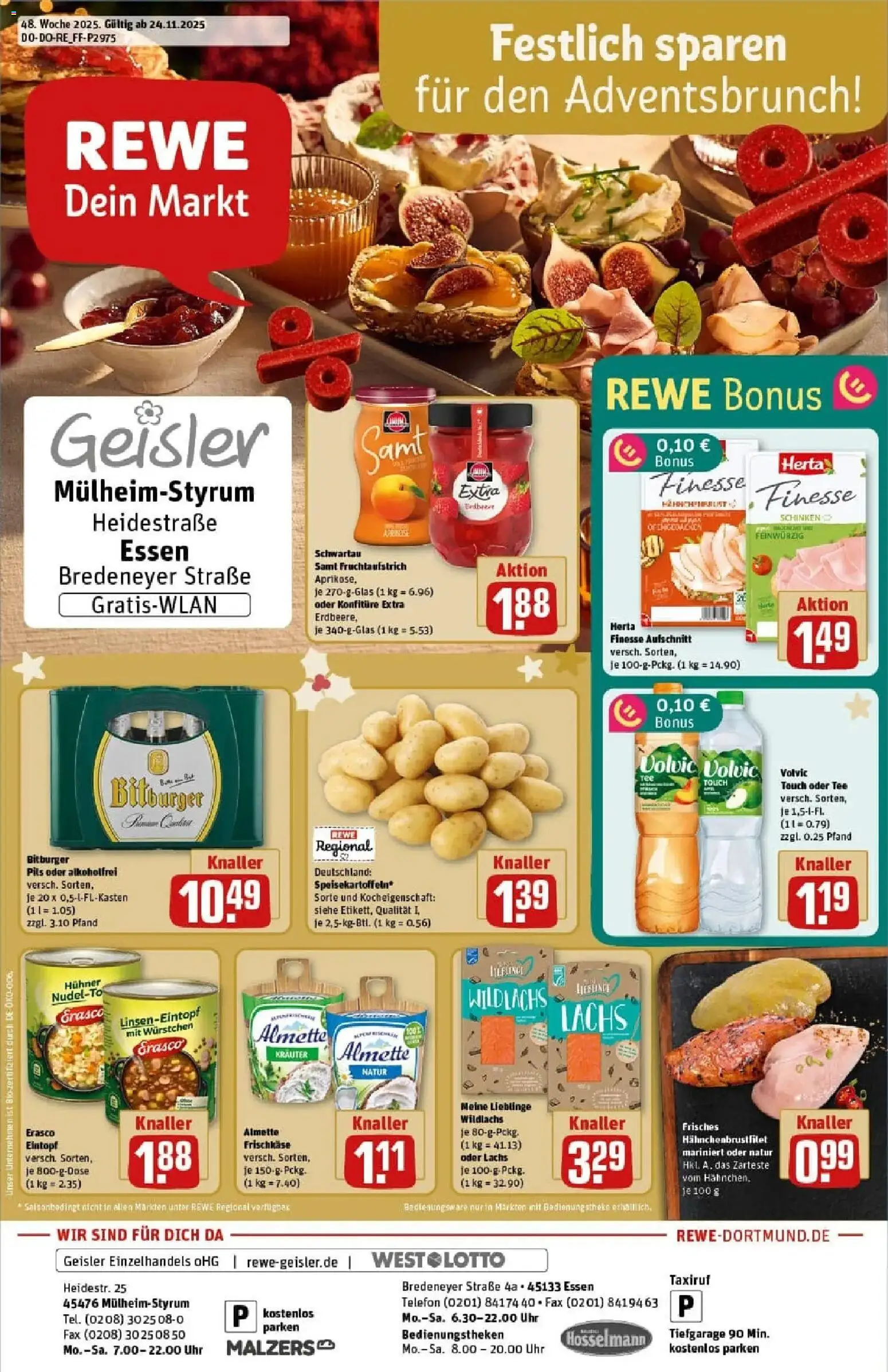 Vorschau von dem Prospekt des Geschäftes Rewe, gültig ab dem 23.11.2025
