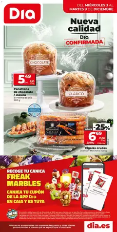 Vista previa del folleto de la tienda Dia válido desde el 03/12/2025 