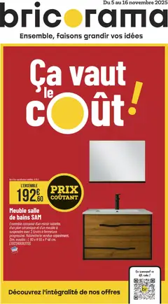 Prévisualisation de Catalogue du magasin Bricorama formulaire valide 05/11/2025