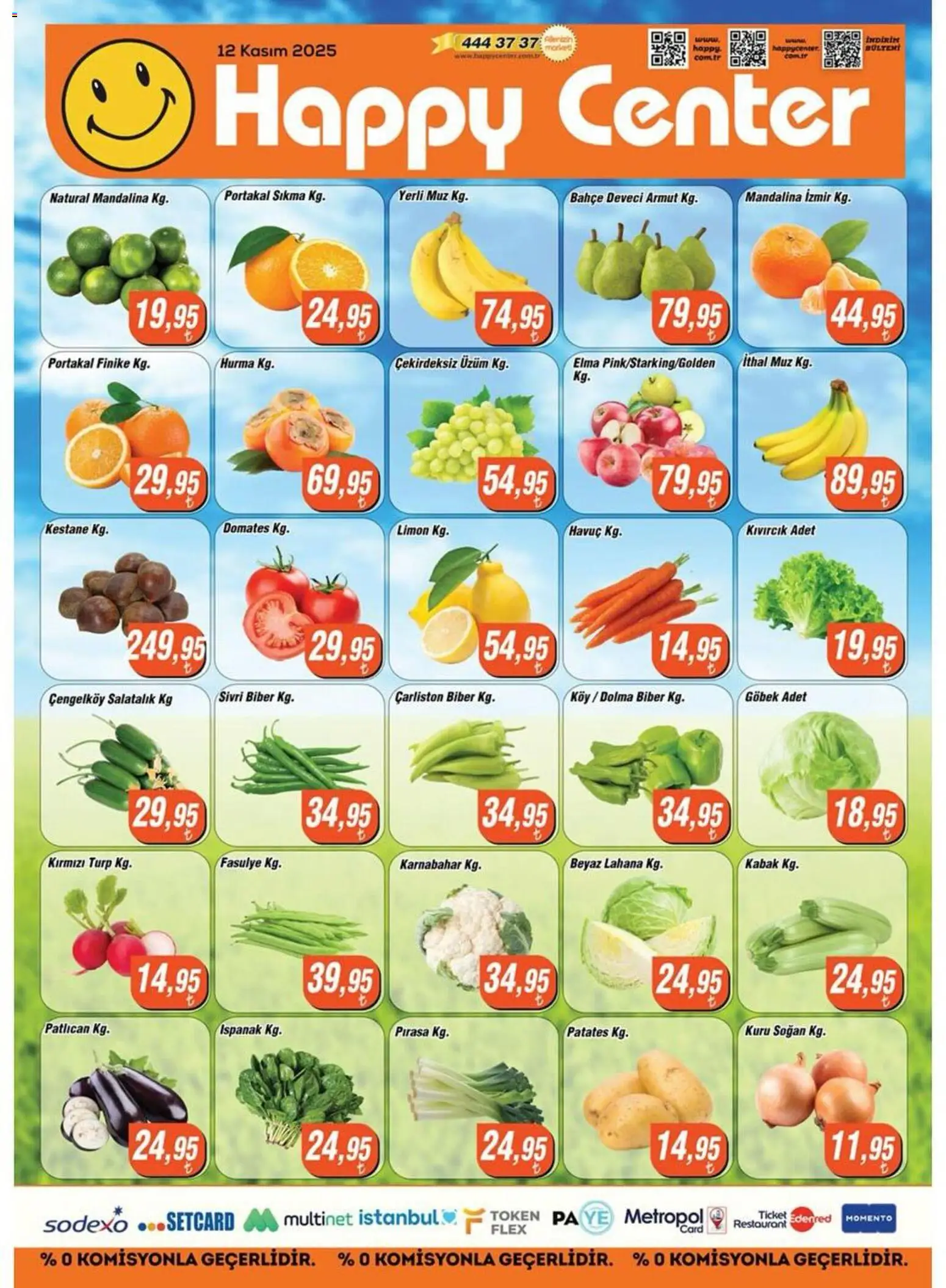Happy Center Manav 12.11.2025 - Broşürünün önizlemesi