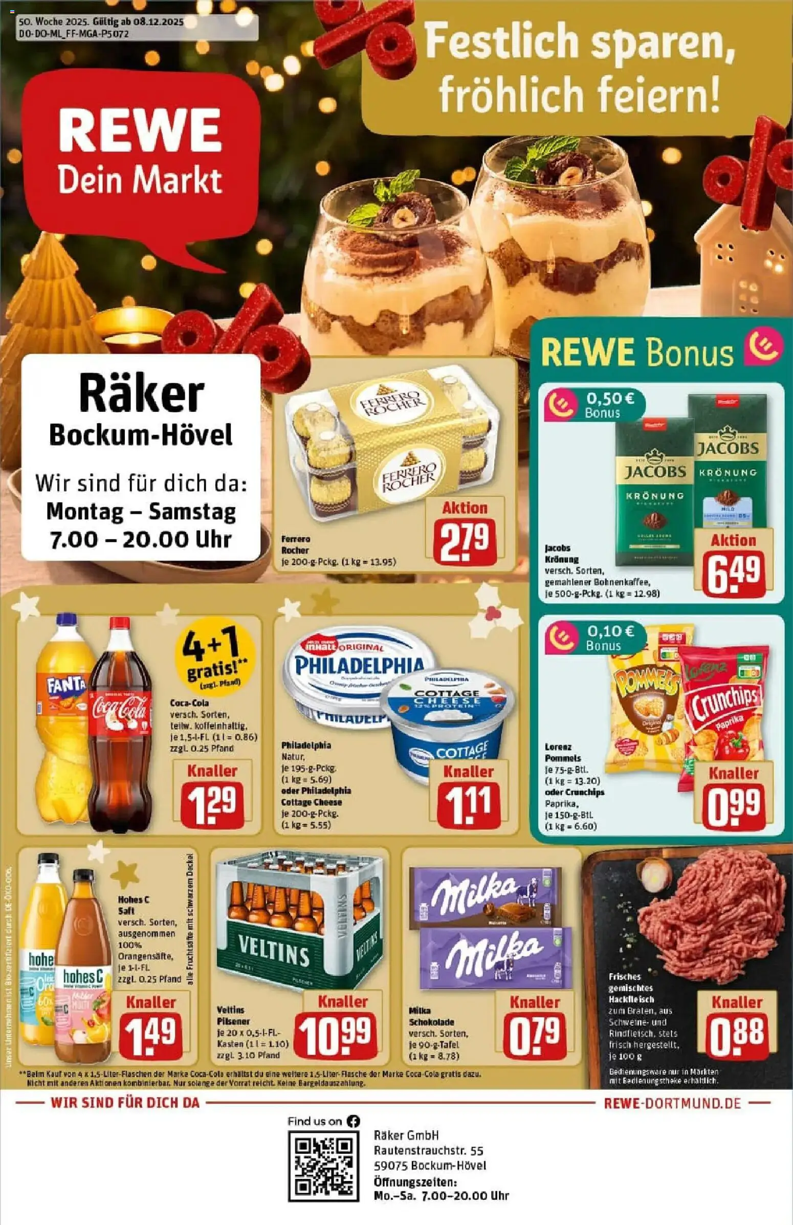Vorschau von dem Prospekt des Geschäftes Rewe, gültig ab dem 07.12.2025
