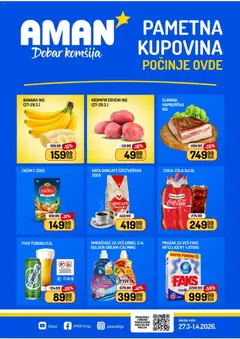Pregled Aman kataloga - važi od 27.03.2026