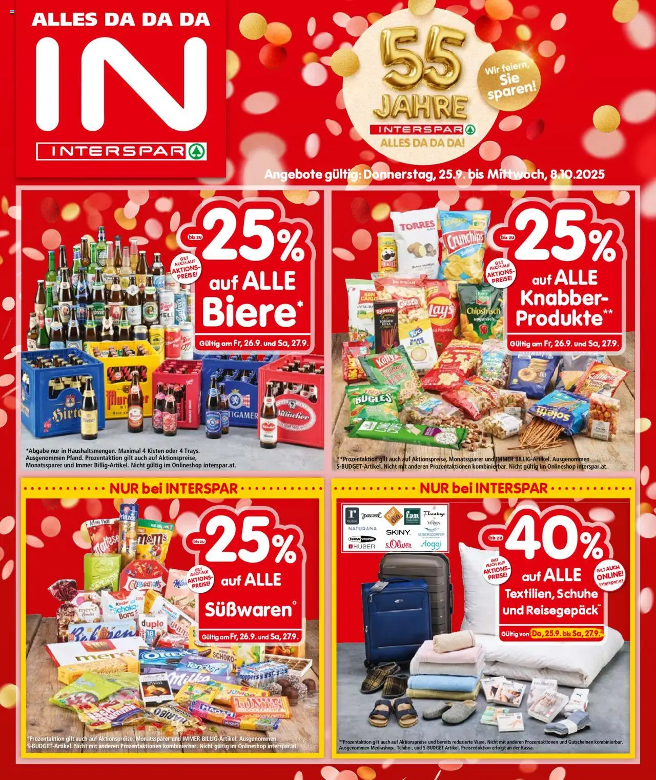  INTERSPAR Flugblatt 25.09.2025 - Angebote "Prospekt aktuell" - Seite 1