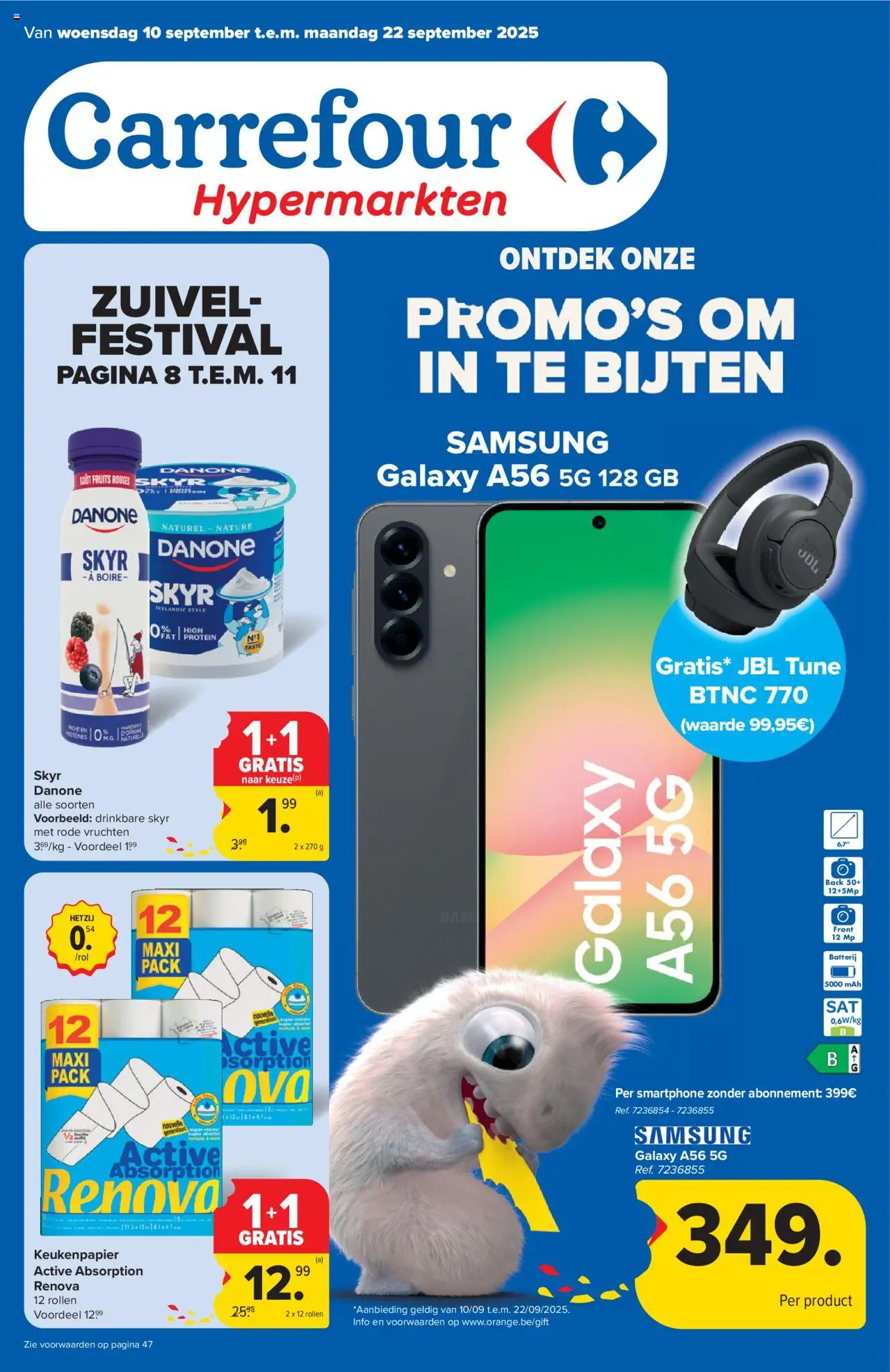 Carrefour shop Folder week 37 geldig vanaf 10/09/2025 - Paginanummer 1