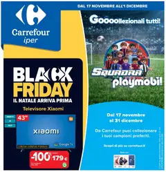 Anteprima dell'opuscolo Black Friday dal negozio Carrefour valido da 17/11/2025