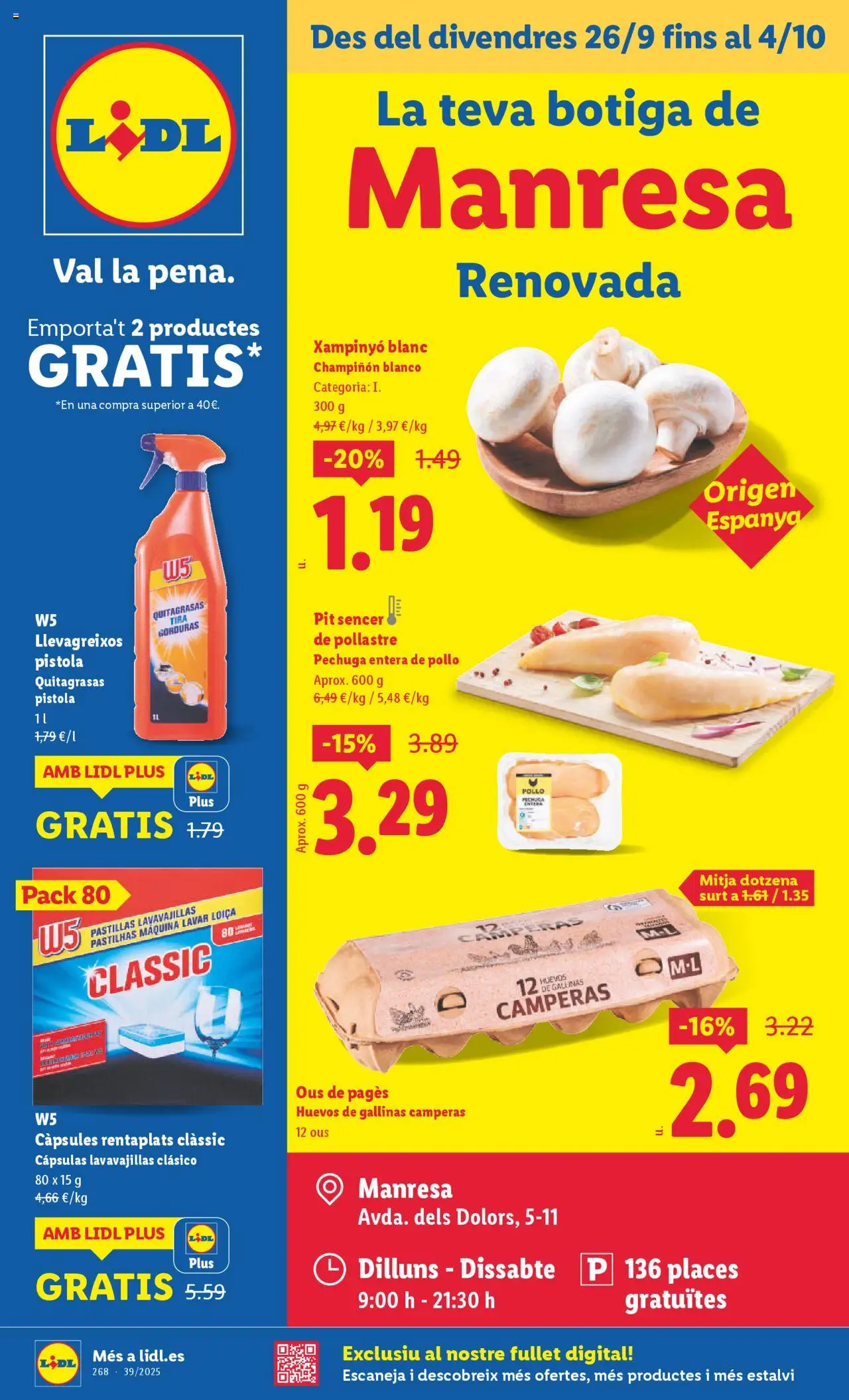 LIDL Manresa del 26/09/2025 >> catálogo esta semana