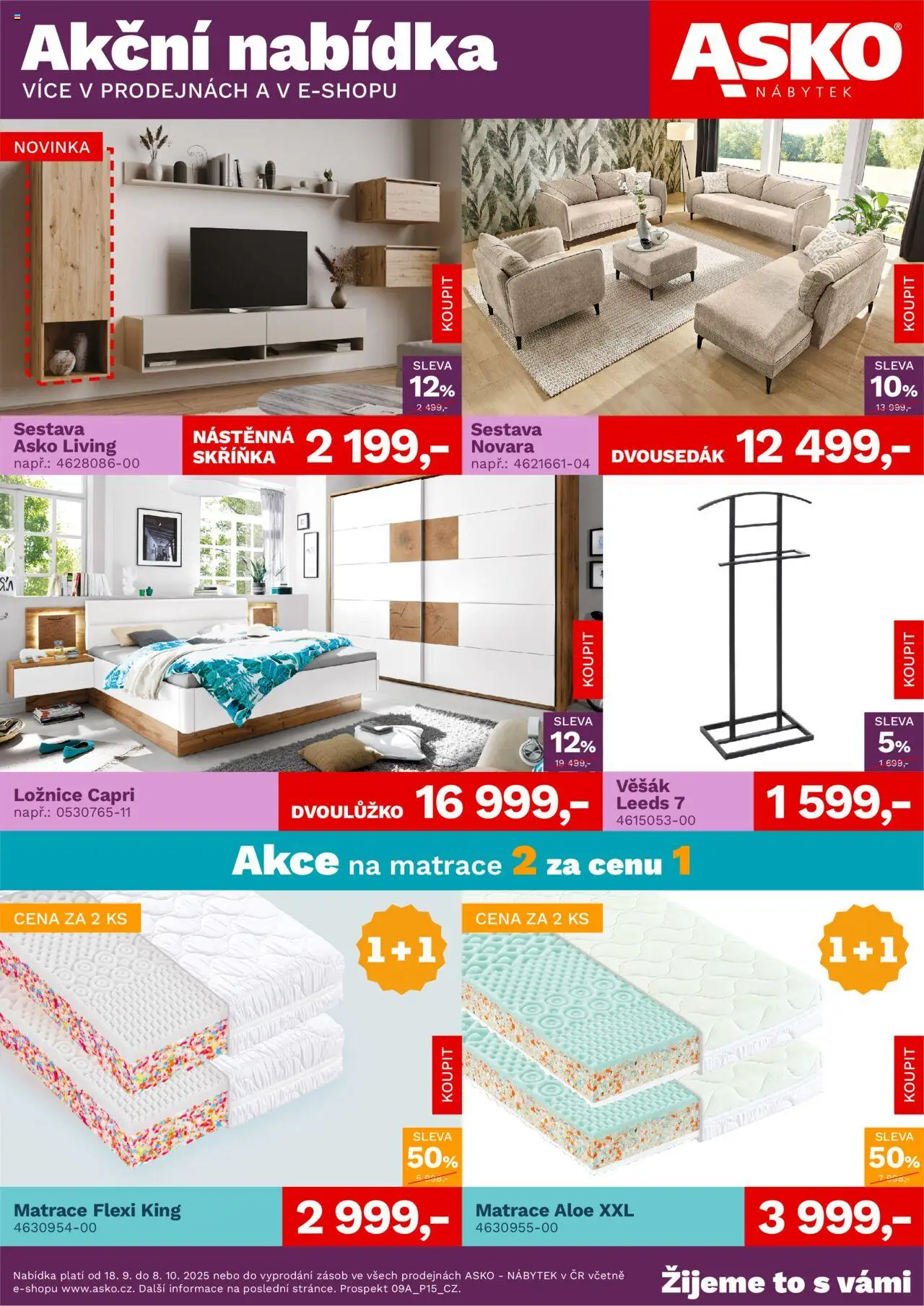  ASKO nábytek Leták (18.09.2025 - 08.10.2025)