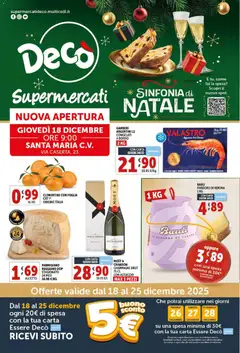 Anteprima dell'opuscolo Volantino Nuova Apertura Santa Maria dal negozio Decò valido da 18/12/2025