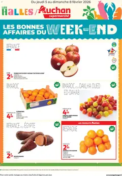 Prévisualisation de Les bons plans du week-end dans votre super ! du magasin Auchan formulaire valide 05/02/2026