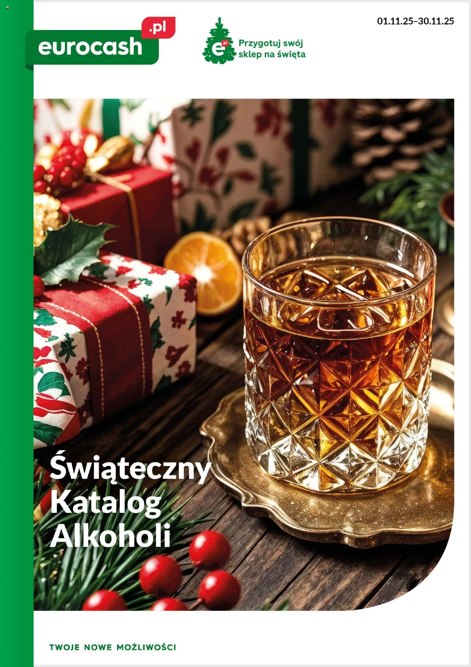 Pogląd gazetki "Świąteczny Katalog Alkoholi" ze sklepu Eurocash ważnej od 01.11.2025