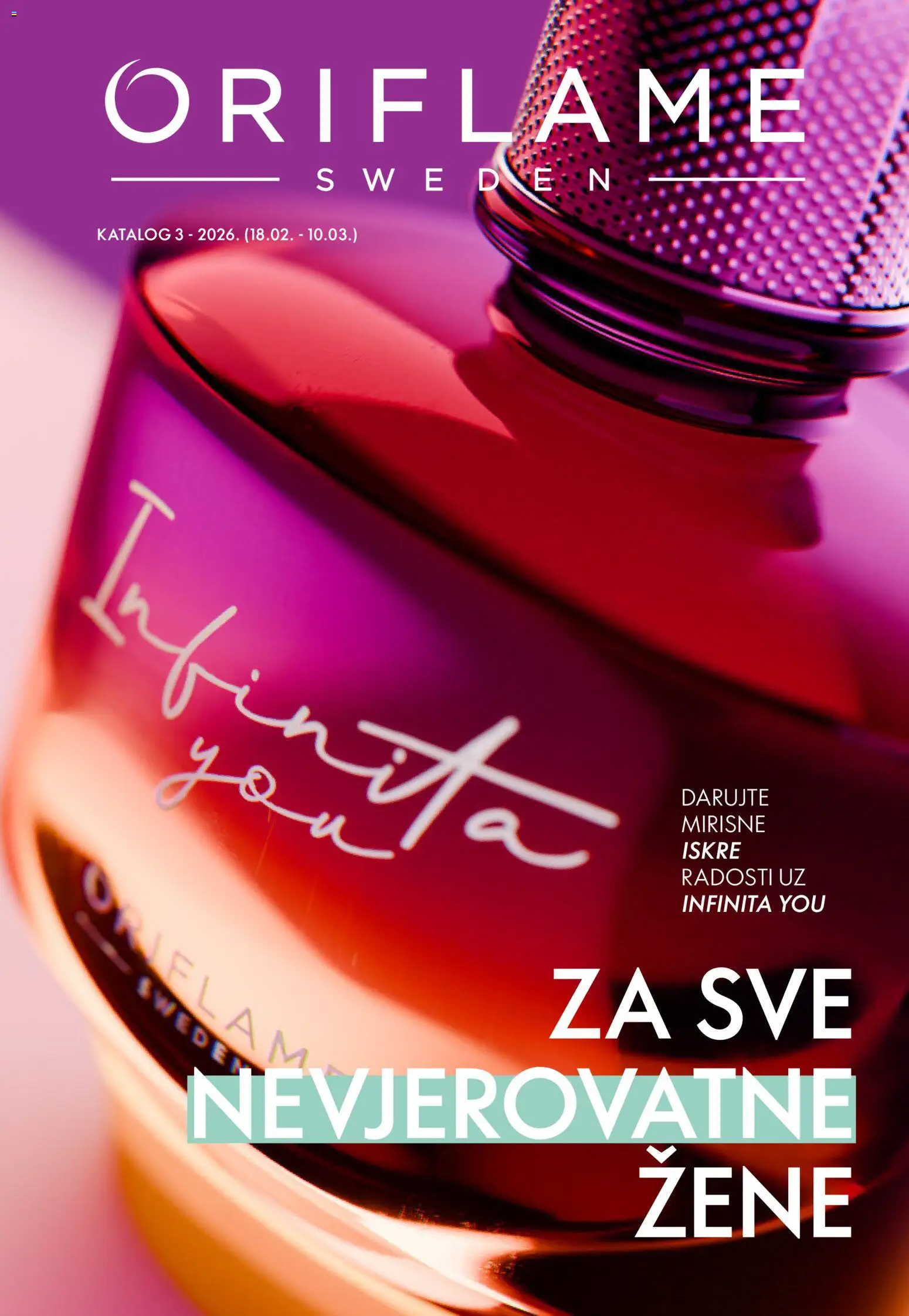 Pregled letka Katalog trgovine Oriflame vrijedi od 18.02.2026