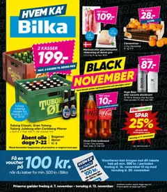 Eksempel på tilbudsavis Black Friday fra butik Bilka gyldig fra 07/11/2025