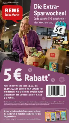 Vorschau von dem Prospekt des Geschäftes Rewe, gültig ab dem 13.10.2025