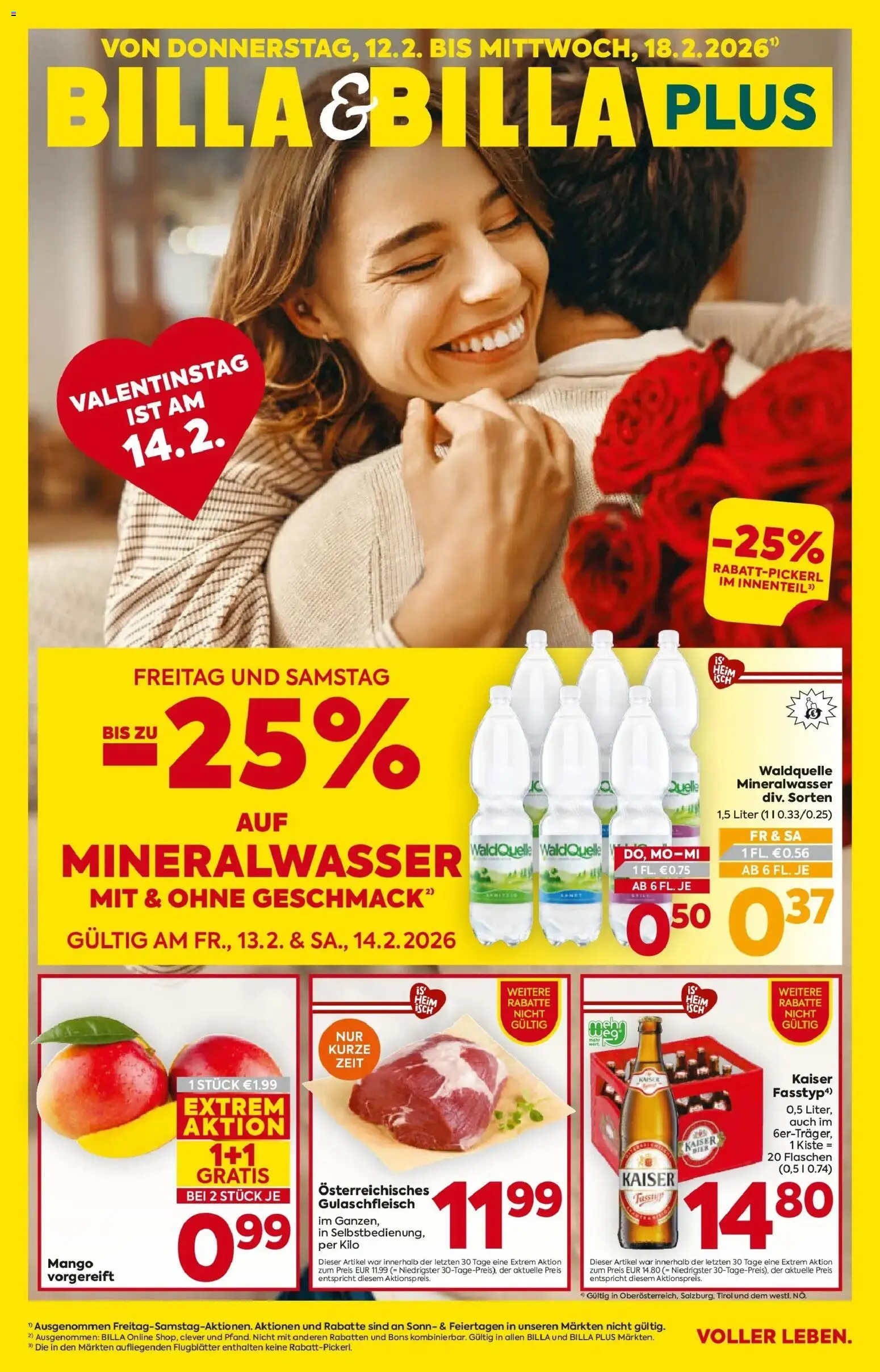 Vorschau der Angebote: Billa Amstetten, Neufurth gültig ab 12.02.2026