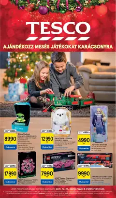 Tesco - Karácsonyi katalógus megtekintése, amely érvényes 2025.10.29.-től