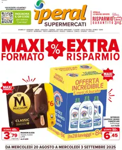 Anteprima dell'opuscolo Attuale volantino dal negozio Iperal valido da 20/08/2025