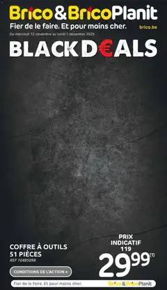 Voorbeeld van Black Friday van winkel Brico Plan-it geldig vanaf 12/11/2025