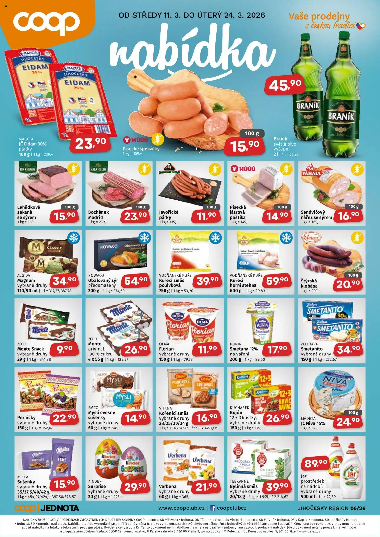 Náhled nabídky: Coop Coop leták - Jihočeský region platný od 11.03.2026