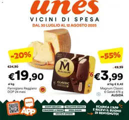 Anteprima dell'opuscolo Attuale volantino dal negozio Unes valido da 30/07/2025