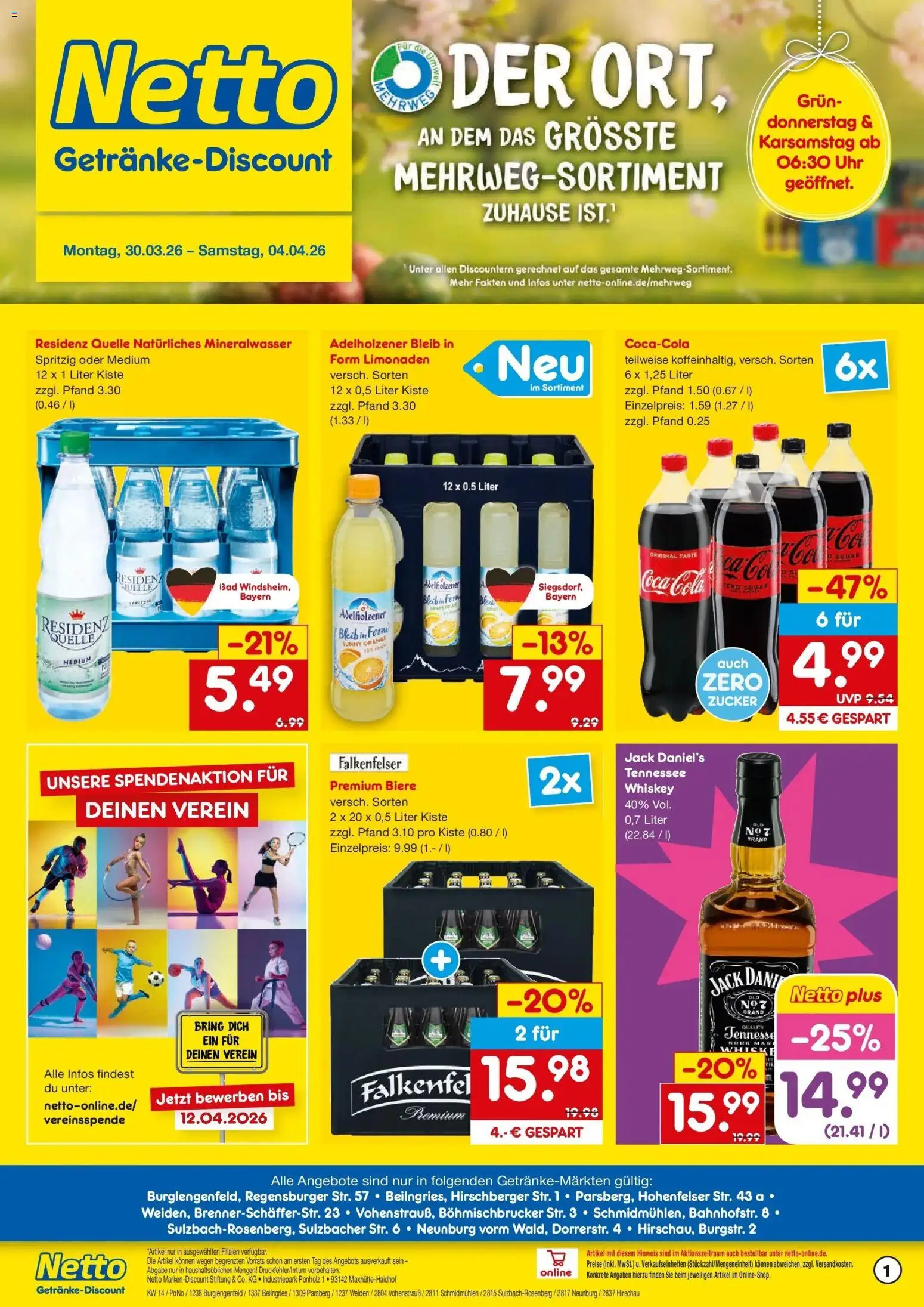 Vorschau von dem Prospekt des Geschäftes Netto Marken-Discount, gültig ab dem 30.03.2026