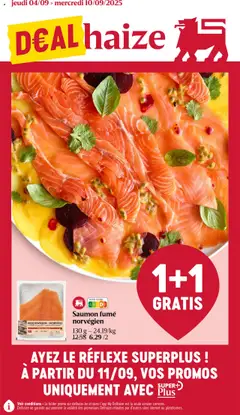 Prévisualisation de Folder de la semaine 36 du magasin Delhaize formulaire valide 04/09/2025