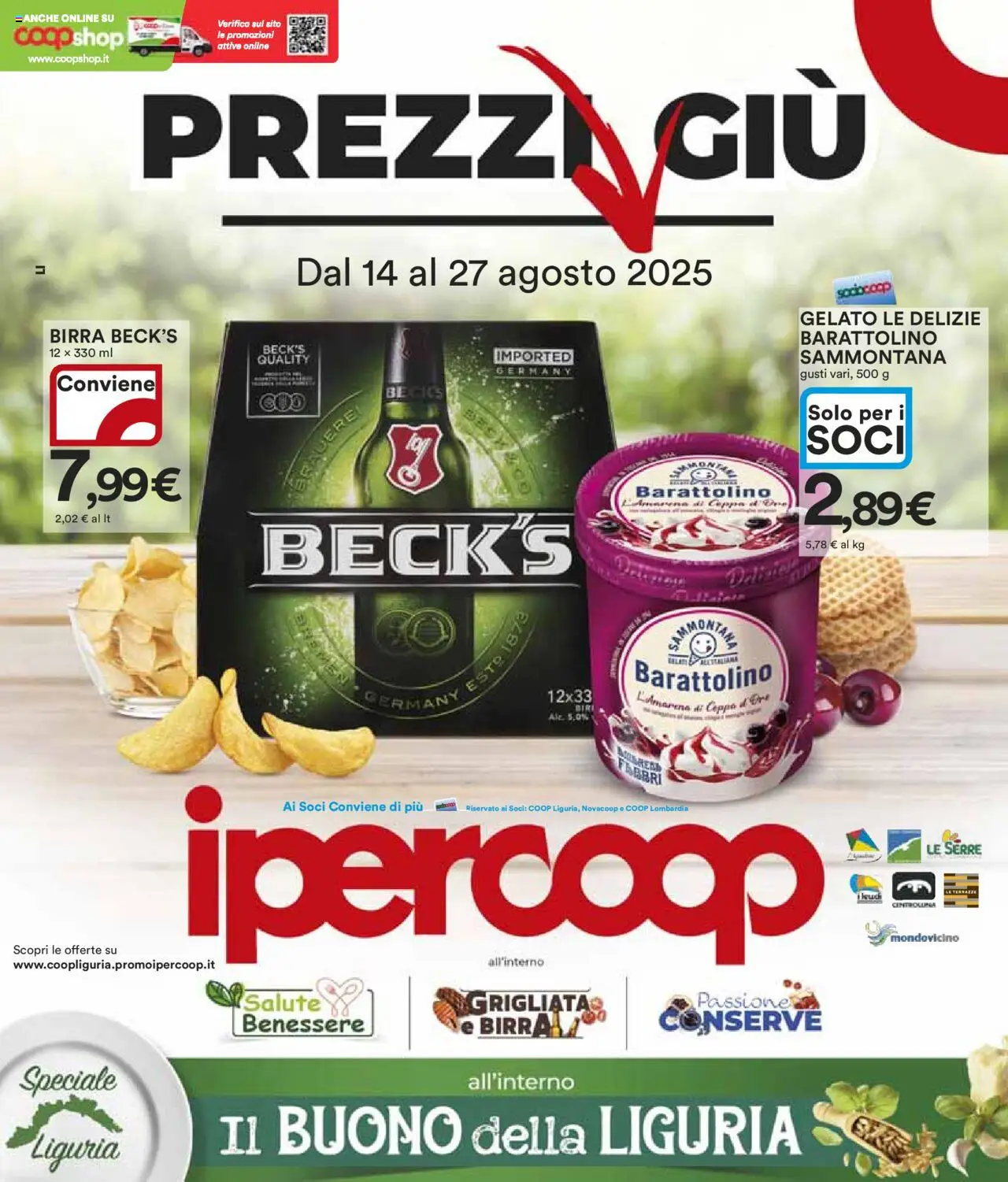 Volantino Ipercoop valido da 14/08/2025 numero di pagina 1