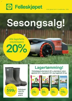 Forhåndsvis Kundeavis fra butikk Felleskjøpet gyldig fra 01/09/2025