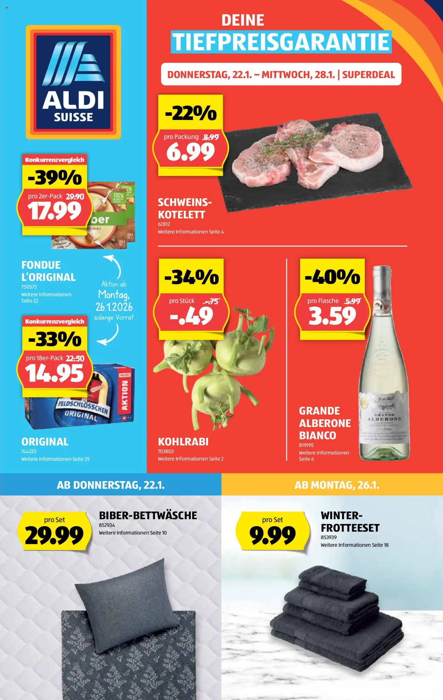 Vorschau des Merkblatts Aktionen vom Shop Aldi gültig von 22.01.2026 bis 28.01.2026