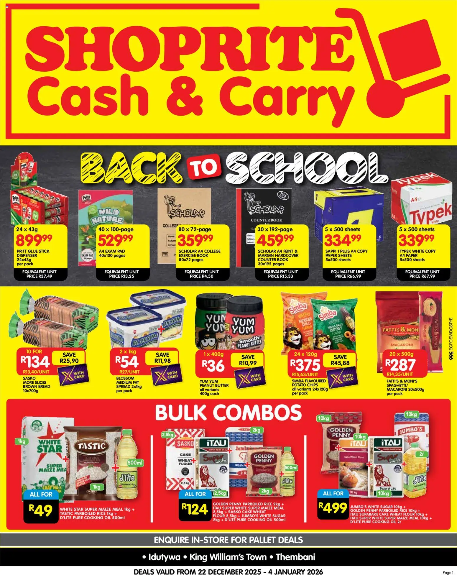 Preview of Shoprite flyer valid from 22/12/2025