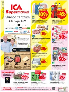 Förhandsgranska reklamblad Skanör från butik ICA Supermarket gäller från 08/09/2025