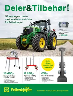 Forhåndsvis Felleskjøpet Deler&Tilbehør 2026 fra butikk Felleskjøpet gyldig fra 22/04/2026