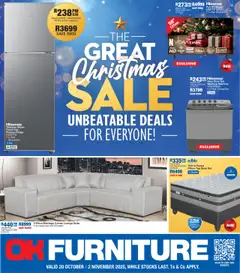 Preview of OK Furniture flyer valid from 20/10/2025