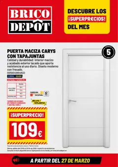 Vista previa del folleto de la tienda Brico Depôt válido desde el 27/03/2026 