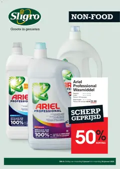 Voorbeeld van Non-Food van winkel Sligro geldig vanaf 05-01-2026