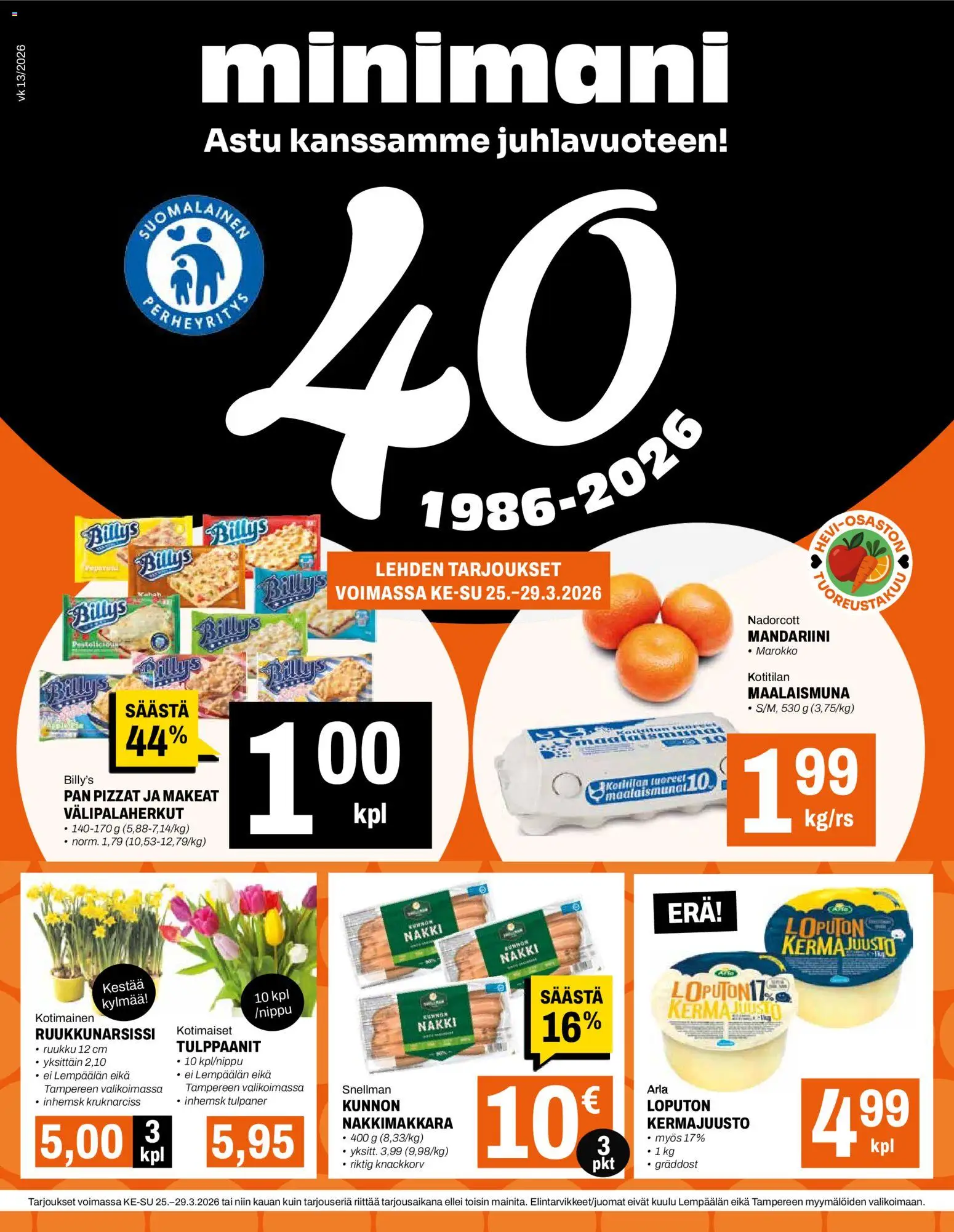 Kaupan Minimani Minimani tarjoukset esikatselu, voimassa 25/03/2026