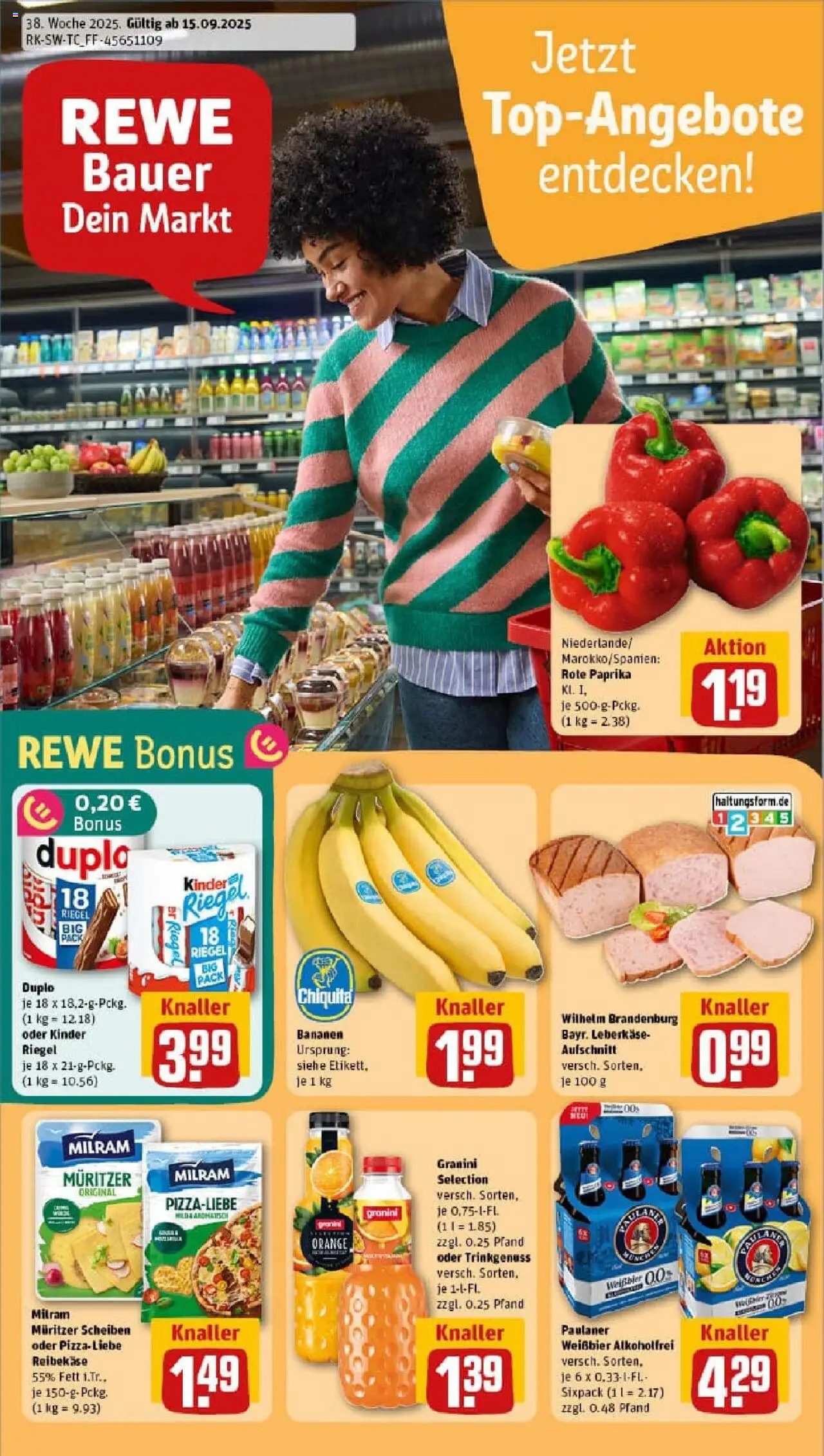 REWE Prospekt ab 14.09.2025 nächste Woche - Prospekt Remshalden	