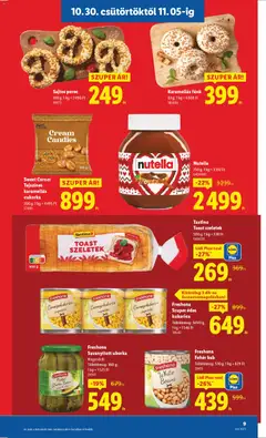 Lidl - Akciós újság Lidl megtekintése, amely érvényes 2025.10.30.-től | Oldal: 9