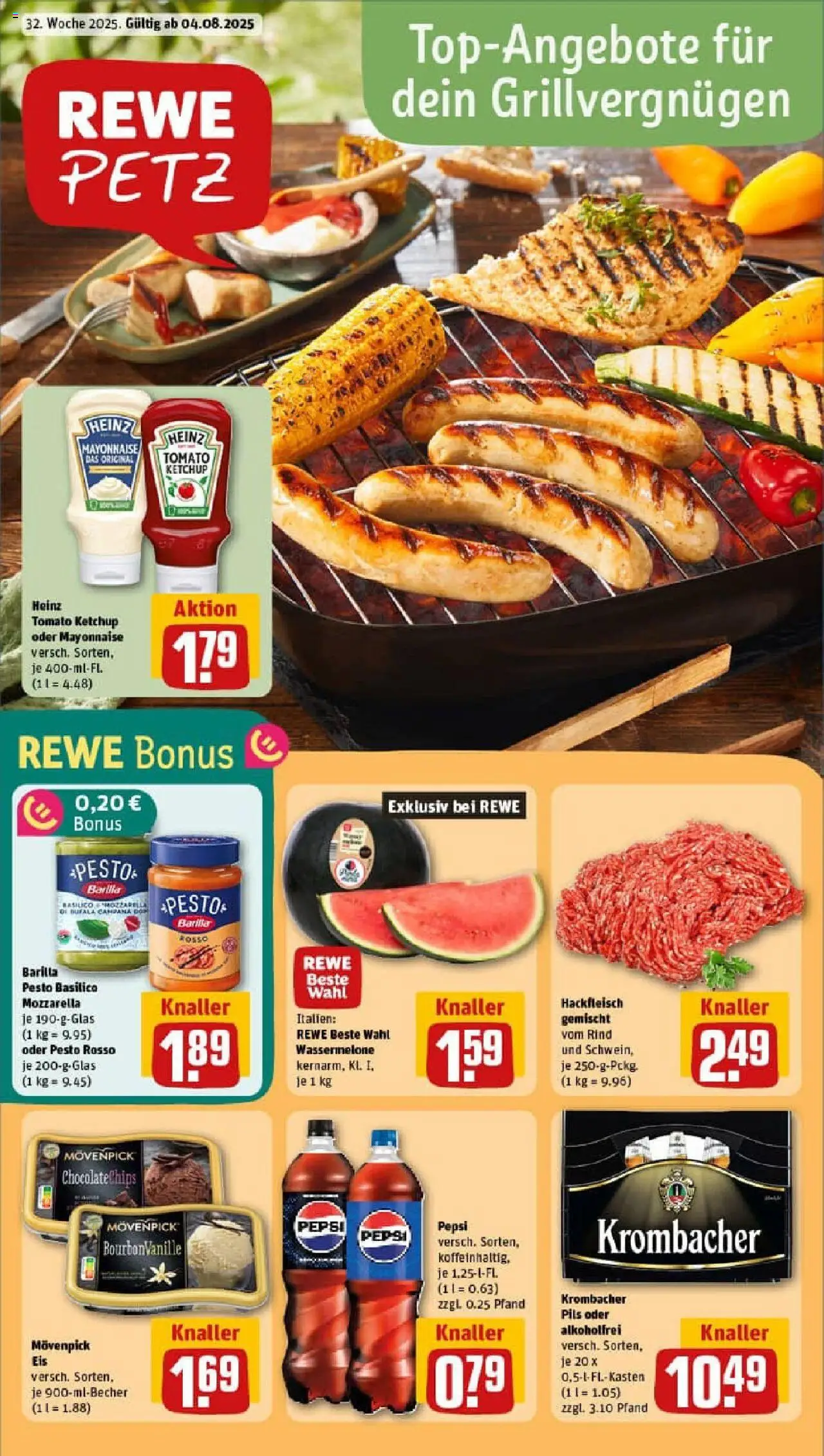 REWE Prospekt ab 03.08.2025 nächste Woche - Prospekt Neunkirchen	