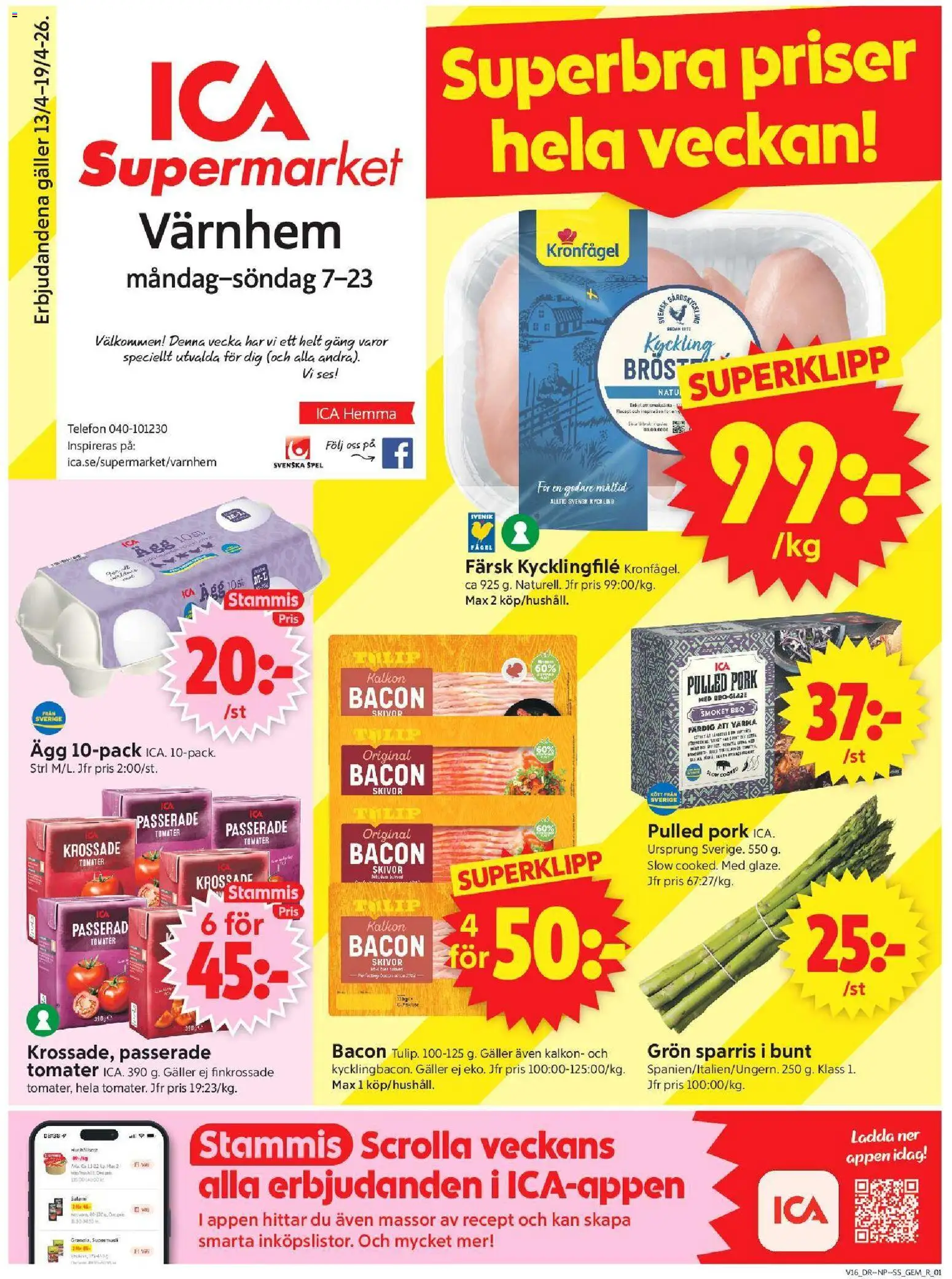 Förhandsgranska reklamblad Malmö från butik ICA Supermarket gäller från 13/04/2026