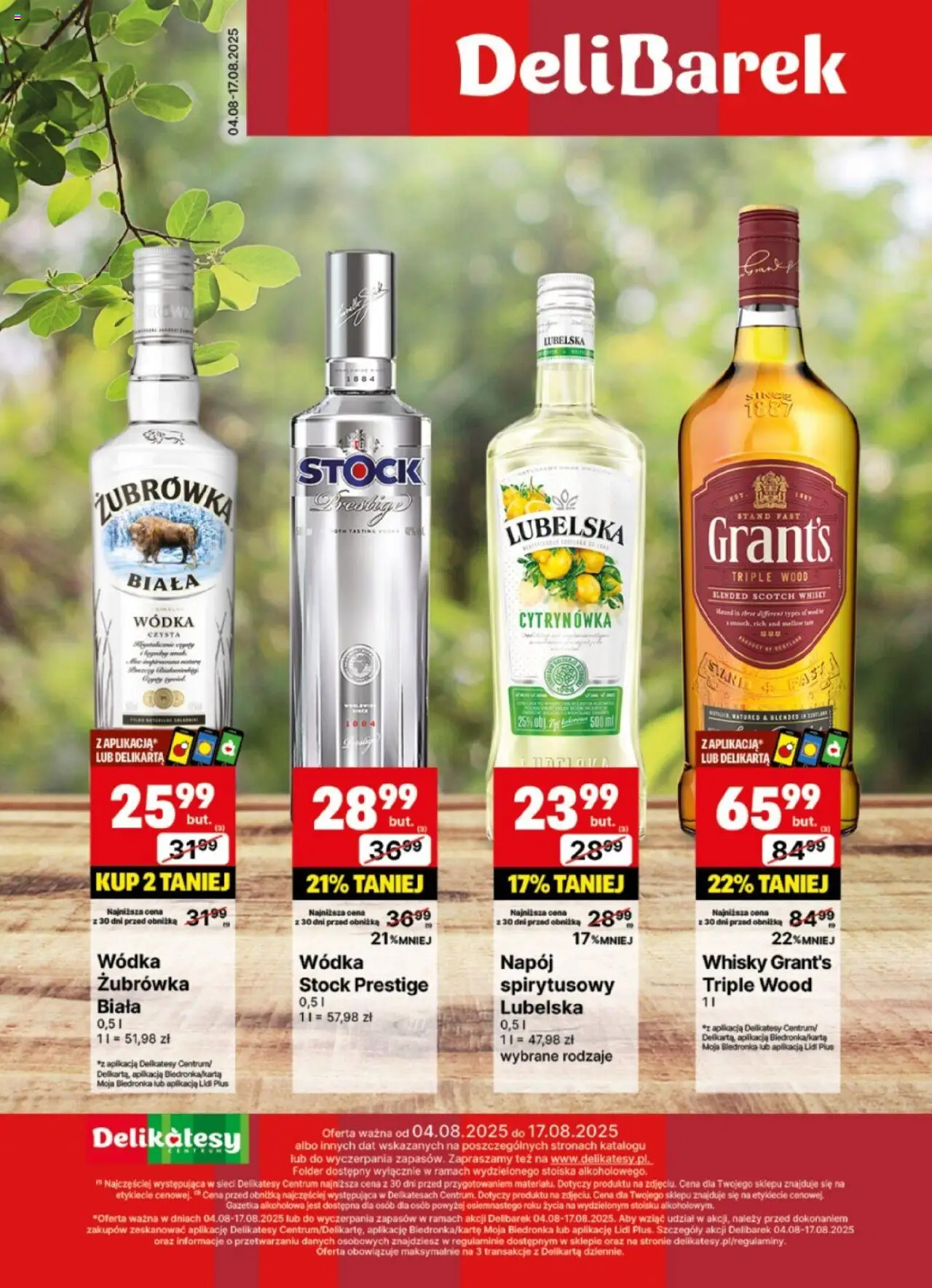 Delikatesy Centrum gazetka 04.08.2025 - Nowa gazetka promocyjna - Numer strony 1