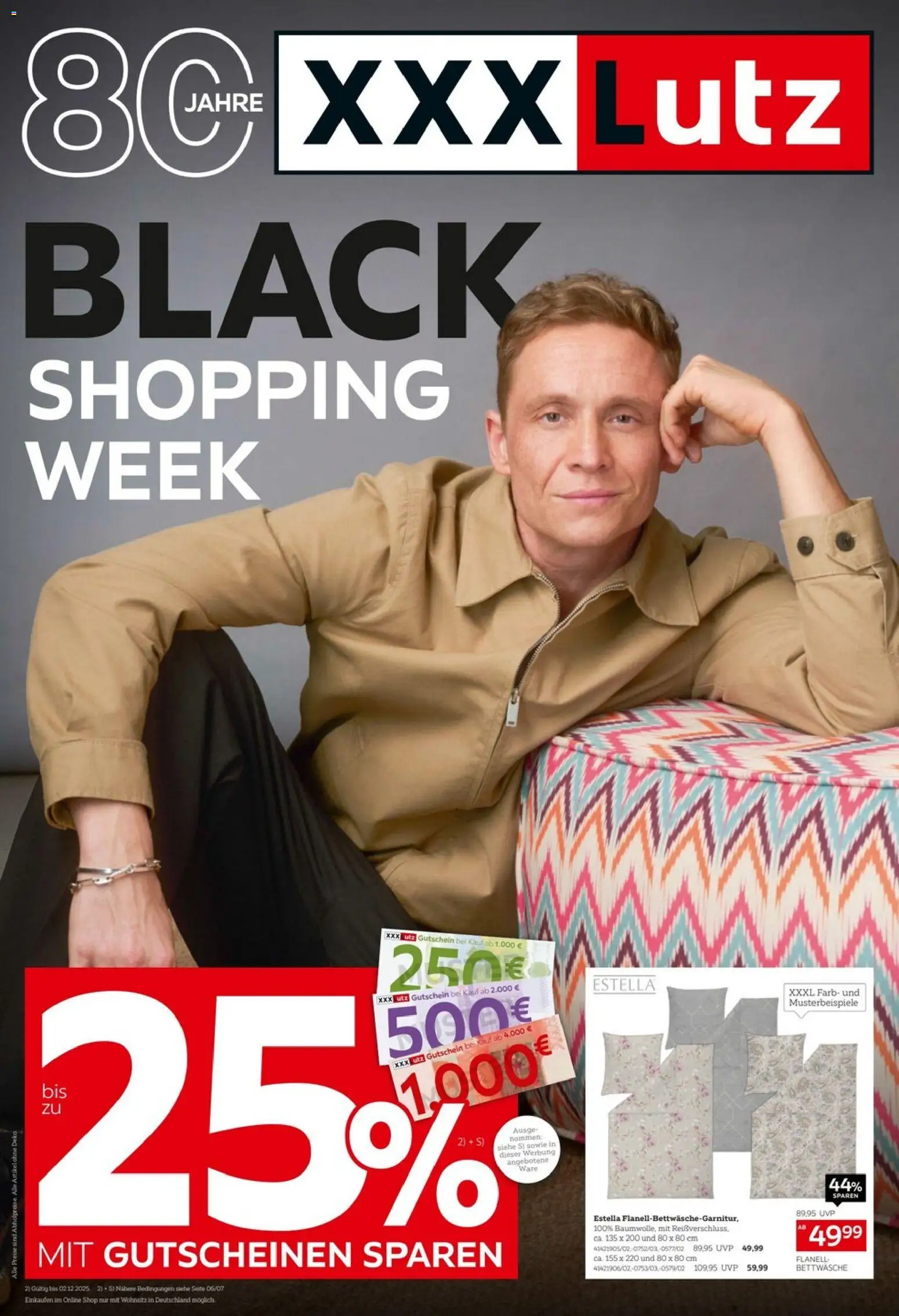 Vorschau von dem Prospekt des Geschäftes XXXL Lutz, gültig ab dem 23.11.2025