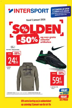 Voorbeeld van Folder van winkel Intersport geldig vanaf 05/01/2026