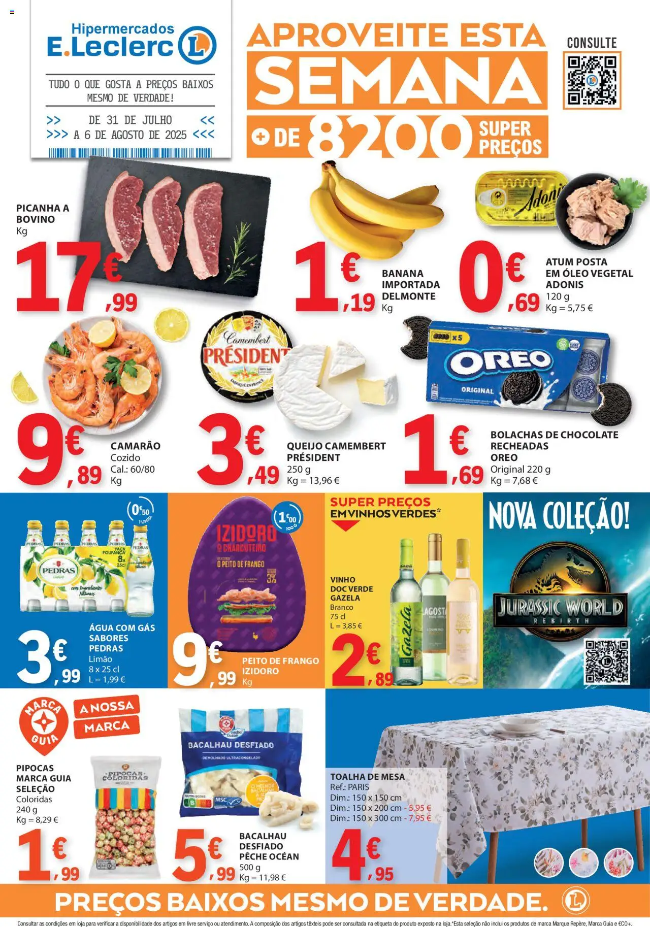 E.Leclerc Folheto de 31/07/2025 - catálogo esta semana - página 1