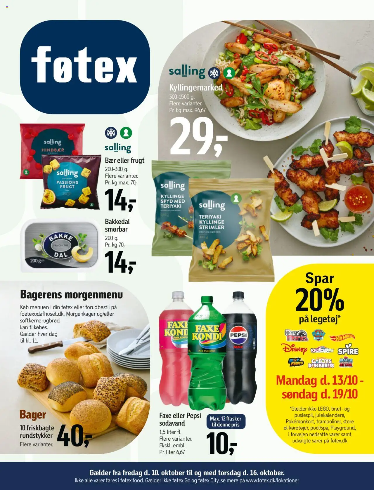 Føtex tilbudsavis gyldig fra 10/10/2025 - side 1