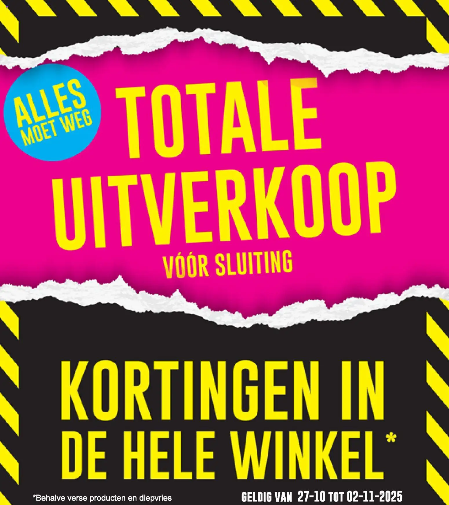 Cora shop Liquidatie geldig vanaf 27/10/2025 - Paginanummer 1