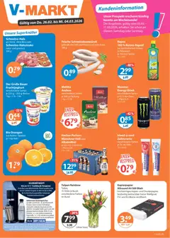 Vorschau von dem Prospekt des Geschäftes V-Markt, gültig ab dem 26.02.2026