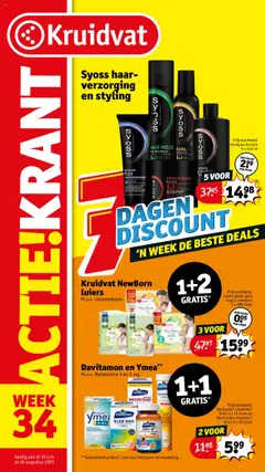 Voorbeeld van Folder van winkel Kruidvat geldig vanaf 18-08-2025