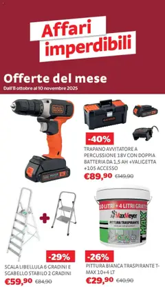 Anteprima dell'opuscolo Attuale volantino dal negozio Brico Center valido da 08/10/2025